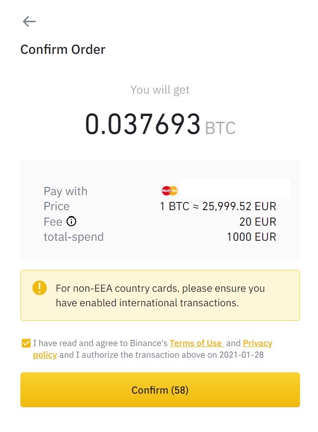 buy bitcoin online bank confirm order
