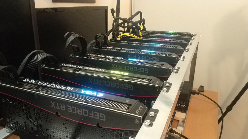 Nvidia video cards hashrate in mining cryptocurrencies ethereum, ravencoin, firo, beam, zelcahs